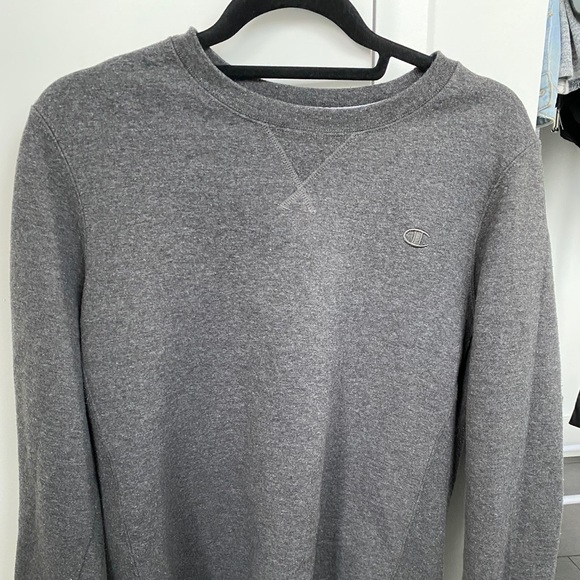 Gray champion crewneck sweater